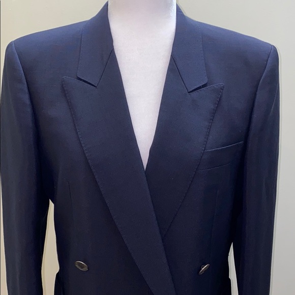 Men’s Lanvin Paris suit blazer jacket dbl breasted - Picture 2 of 16